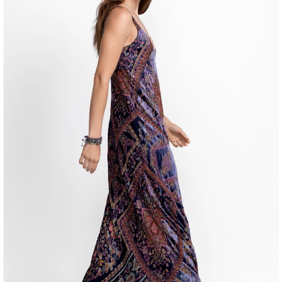 COPY - COPY - JOHNNY WAS OMO BURNOUT PEONY DRESS - Picture 5 of 12